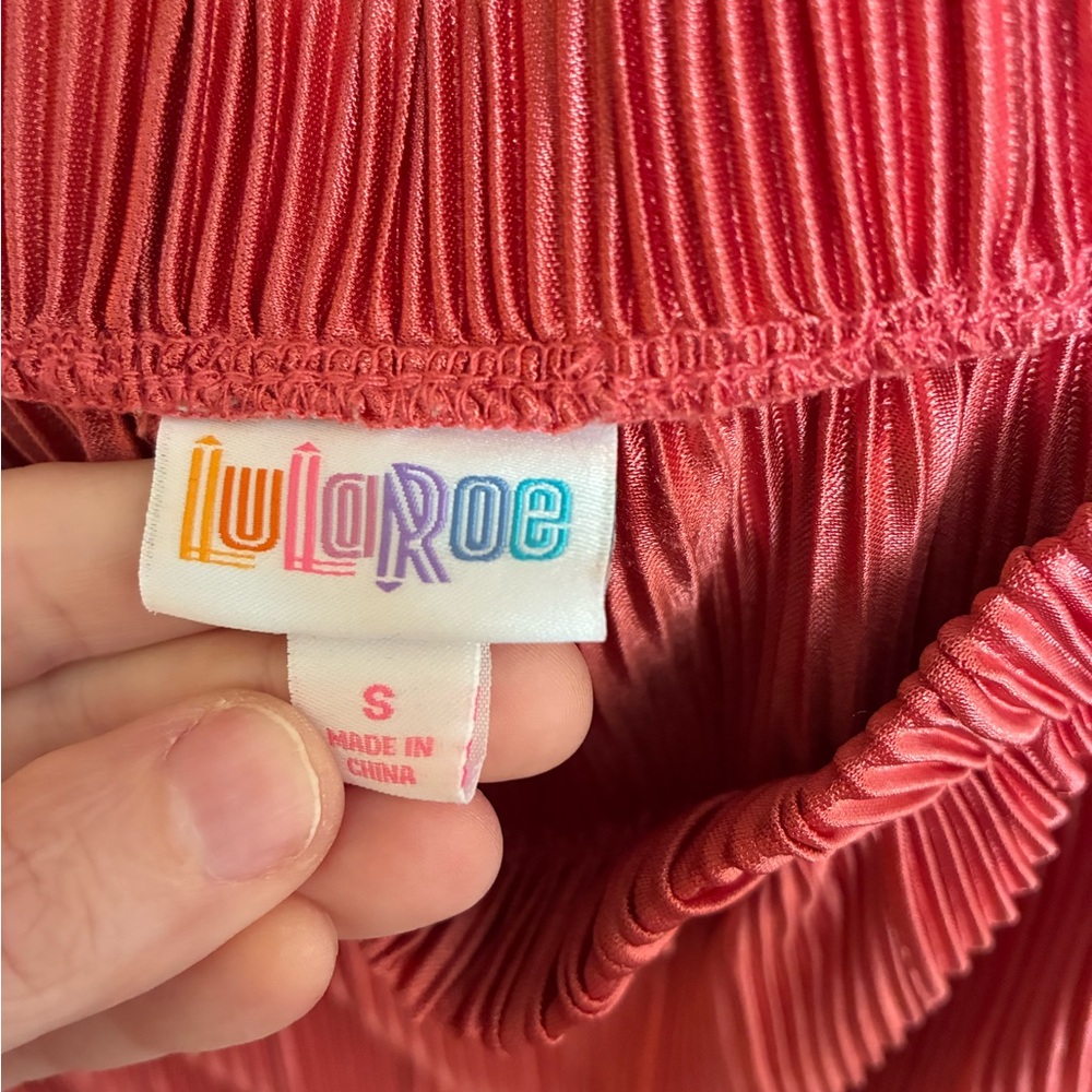 LuLaRoe Vibrant Coral Skirt